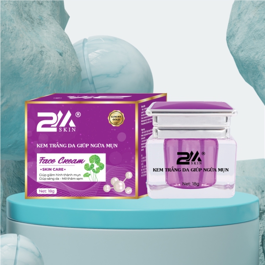 2M SKIN Kem trắng da giúp ngừa mụn 18g