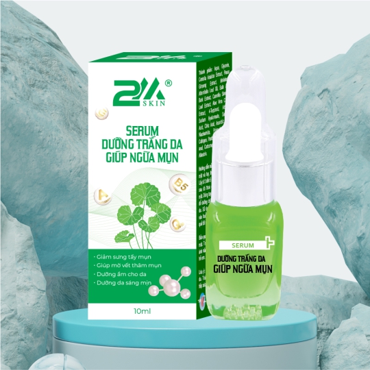 2M SKIN serum dưỡng trắng da giúp ngừa mụn 10ml