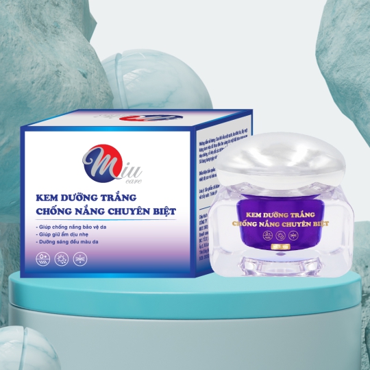 Miu care Kem dưỡng trắng chống nắng chuyên biệt 15g