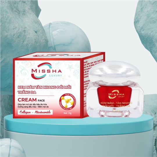 Missha Kem nám tàn nhang đồi mồi trắng da 15g (Đỏ)