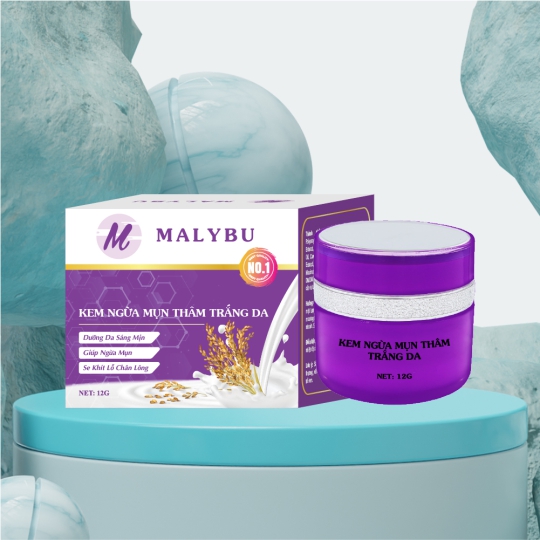 Malybu Kem ngừa mụn thâm trắng da 12g