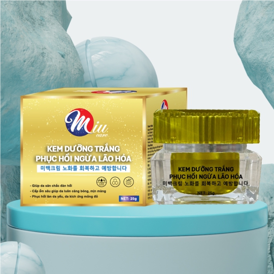 Miu care Kem dưỡng trắng phục hồi ngừa lão hóa 25g