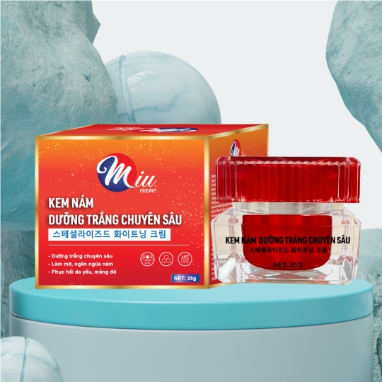 Miu care Kem nám dưỡng trắng chuyên sâu 25g