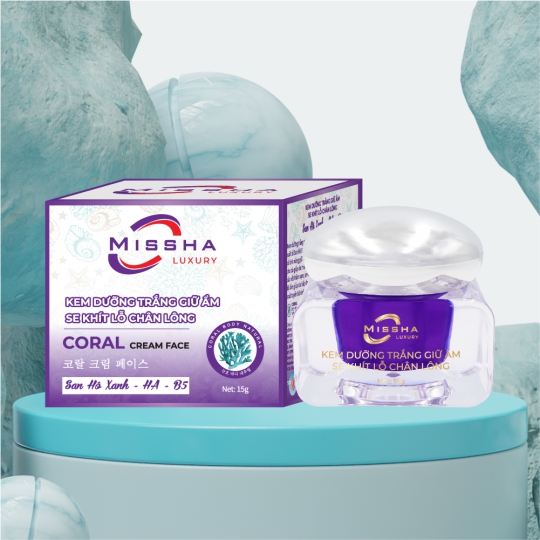 Missha Kem dưỡng trắng giữ ẩm se khít lỗ chân lông 15g (Tím)