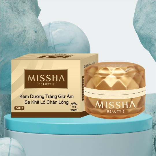 Missha kem dưỡng trắng giữ ẩm se khít lỗ chân lông 15g