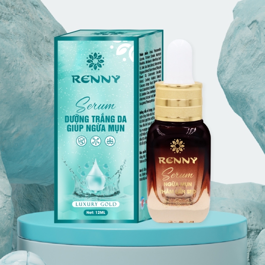 RENNY Serum dưỡng trắng da giúp ngừa mụn 12ml
