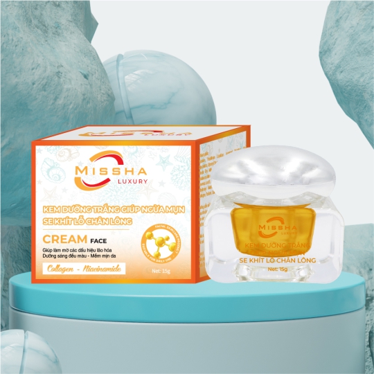 Missha Kem dưỡng trắng giúp ngừa mụn se khít lỗ chân lông 15g