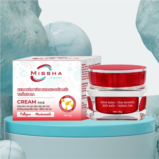 Missha Kem nám tàn nhang đồi mồi trắng da 25g (Đỏ)