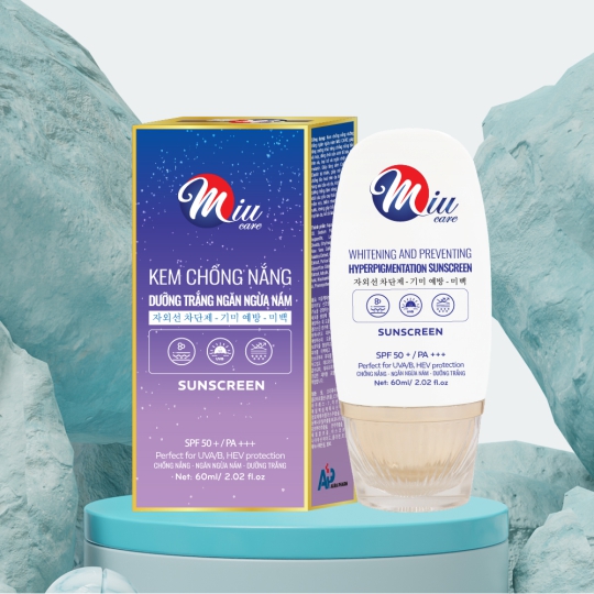 Miu care Kem chống nắng dưỡng trắng ngăn ngừa nám 60ml