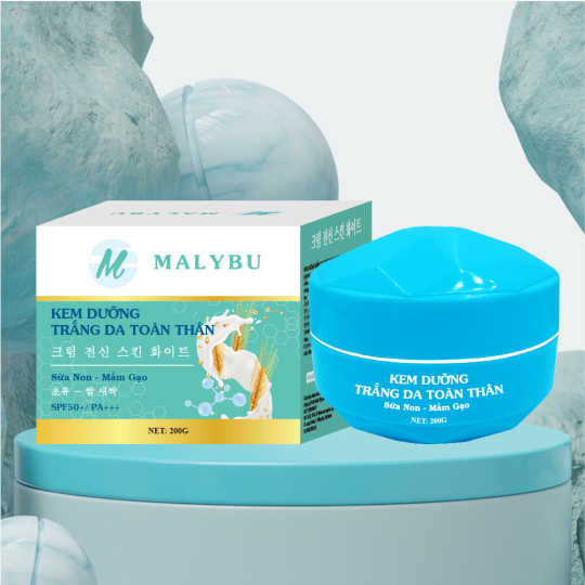 Malybu dưỡng thể trắng da toàn thân
