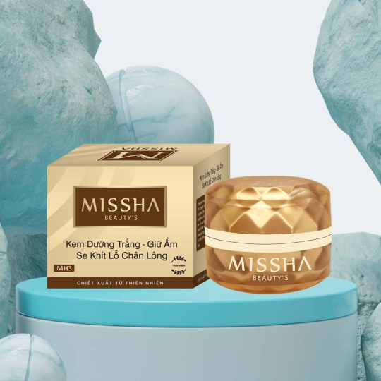 Missha kem dưỡng trắng giữ ẩm se khít lỗ chân lông 15g